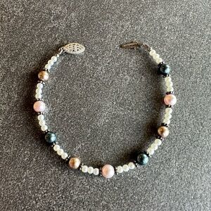 Sterling Silver Pearl Bracelet
